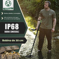 Bobina sumergible IP68 en un arroyo